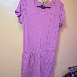 Purple Casual Romper